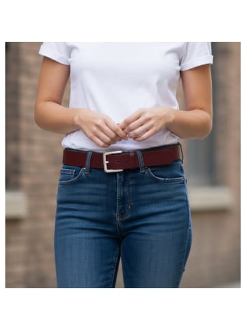 FRONHOFER Ledergürtel in Old-Rose