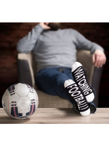 Clark Crown® Socken mit witzigen Sprüchen in Watching Football