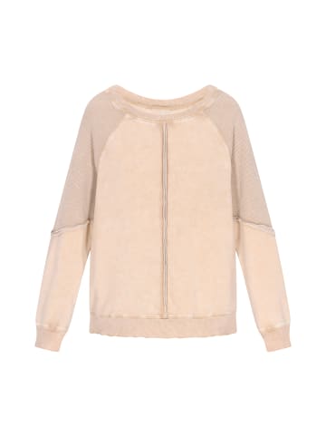 ebeeza Women Sweatshirt in Beige