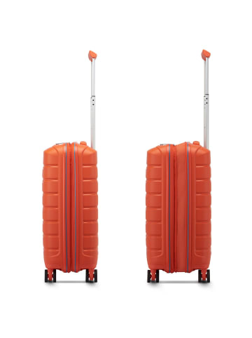 Roncato B-Flying Move 4 Rollen Kabinentrolley 55 cm mit Dehnfalte orange