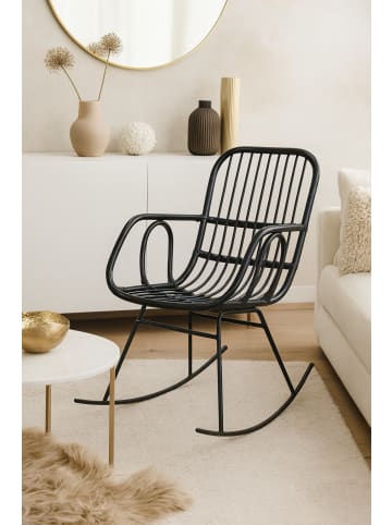 möbel-direkt Schaukelsessel Astrid in schwarz