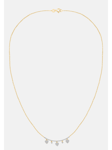 Diamant Exquis Halskette aus 375 Gelbgold mit Diamant