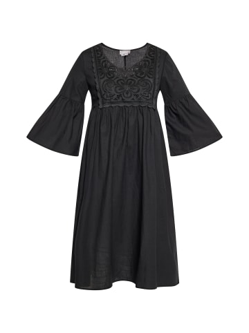 Usha Damen Kleid in Schwarz