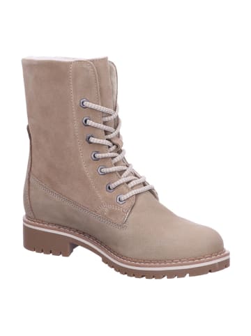 Tamaris Damen Stiefel/Boots ungefüttert  in Beige