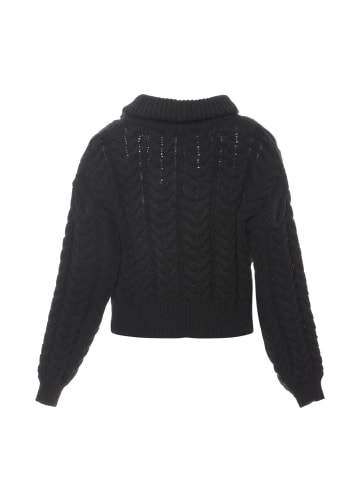 myMo Damen Strickjacke in SCHWARZ