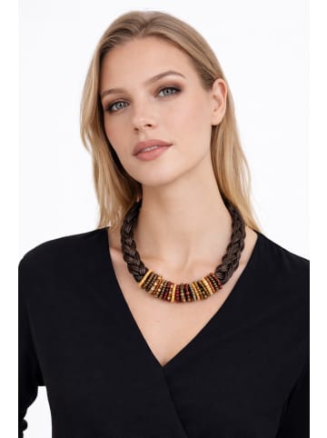 collezione alessandro Kurze Kette " Alexa " in braun