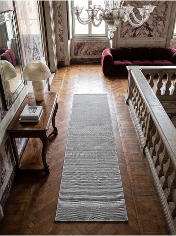 KADIMA DESIGN Läufer Uni pflegeleicht Wohnzimmer Schlafzimmer Flur Esszimmer in Grau