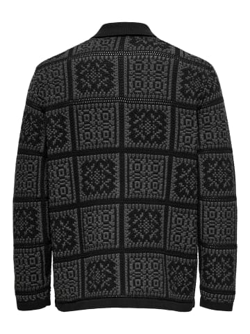 ONLY & SONS Strickjacke in Black 1