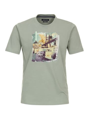 Katt Rundhals T-Shirt für Herren in uni