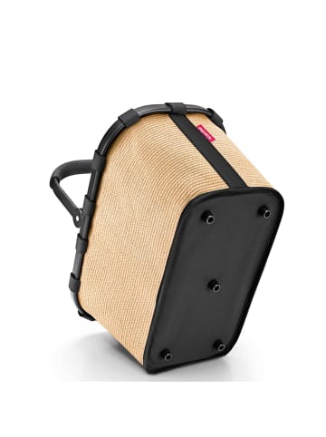 Reisenthel Carrybag - Einkaufskorb (cord dark matcha) in frame raffia black