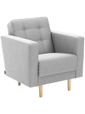 58 aufm Kessel POLSTERSESSEL Kazia Flachgewebe hellgrau