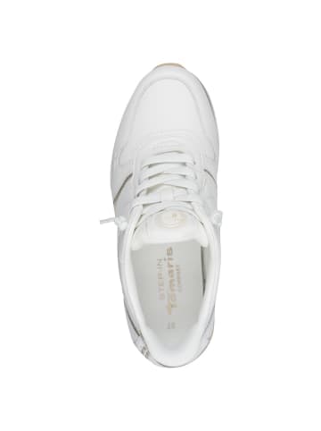 Tamaris WIDE FIT Sneaker in WHITE/GOLD