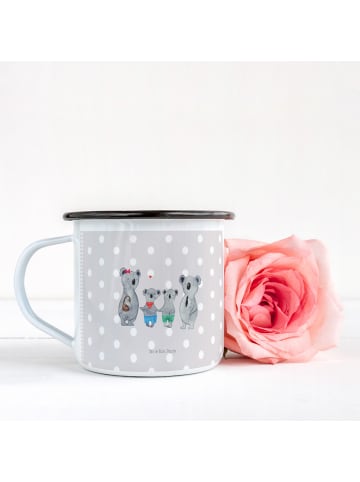 Mr. & Mrs. Panda Kaffeetasse Koala Familie zwei ohne Spruch in Grau Pastell
