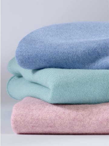 WITT WEIDEN Feinstrick-Pullover in aqua-meliert