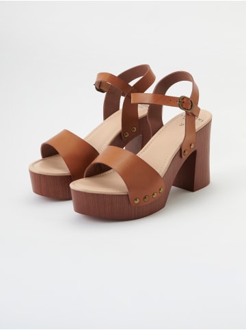 KOROSHI Sandals in MARRON / BRAUN