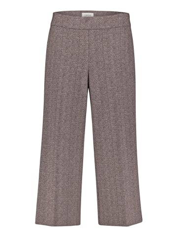 CARTOON Culotte mit Bügelfalte in Brown/Cream