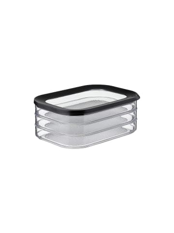 Mepal Aufschnittdosen Modula in 6 x 550 ml in schwarz
