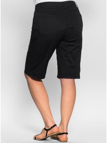 sheego Bermudas in schwarz