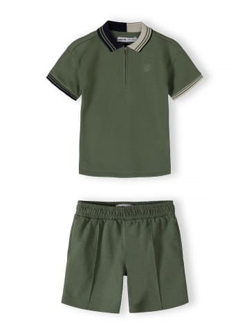 Minoti 2-tlg T-Shirt & Shorts 29POLO254 in khaki