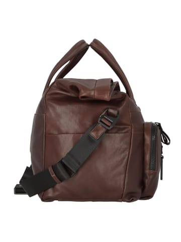 Piquadro Harper Weekender Reisetasche Leder 52 cm in dark brown