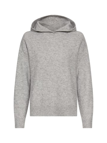 Camel Active Strickpullover mit Kapuze in Grau