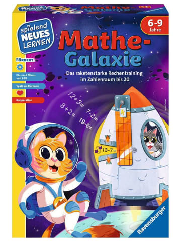 Ravensburger Lernspiel Mathe-Galaxie - Kinderspiel ab 6 Jahre 6-9 Jahre in bunt