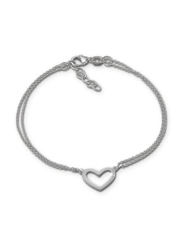 SilberDream 925 Sterling Silber Damen SilberDream Armbänder Herz ca. 19cm