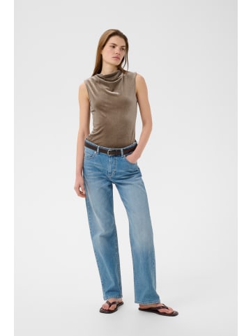 InWear Langarm-Shirt MiliieIW Feminine Form in Sandy Grey