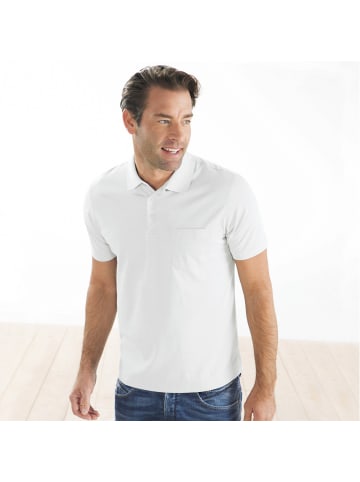 Ragman Poloshirt in weiß