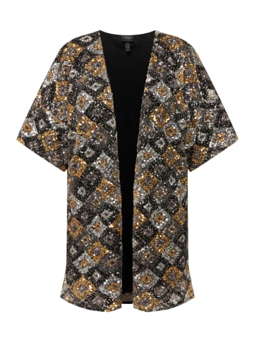 Ulla Popken Kimono in schwarz