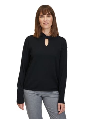 Betty Barclay Feinstrickpullover mit Schleifenknoten in Schwarz