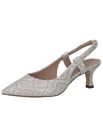 Caprice Slingpumps in WHITE REPTILE