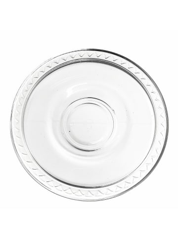 Pasabahce 6er Set Teeglas Unterteller in Transparent
