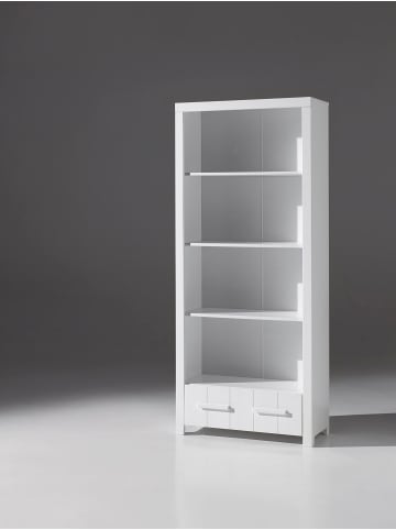 58 aufm Kessel STANDREGAL Karalynn 87x39x206 Kinderzimmerregal MDF Weiß