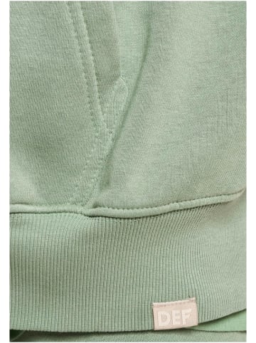 DEF Hoodie "Zip Hoody" in Grün