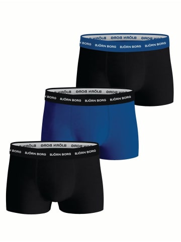 Björn Borg Boxershort 3er Pack in Schwarz/Marine