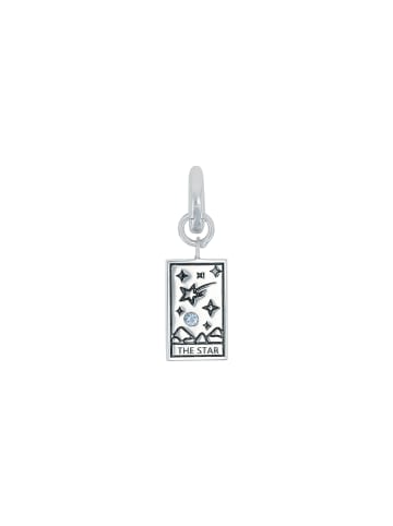 Amor Charm Silber 925, rhodiniert in Blau