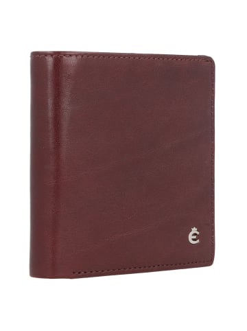 Esquire Toscana Geldbörse RFID Schutz Leder 9 cm coffee