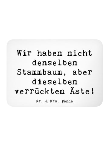 Mr. & Mrs. Panda magnet Spruch Adoptivkind Verrückte Äste mit Sp... in Weiß