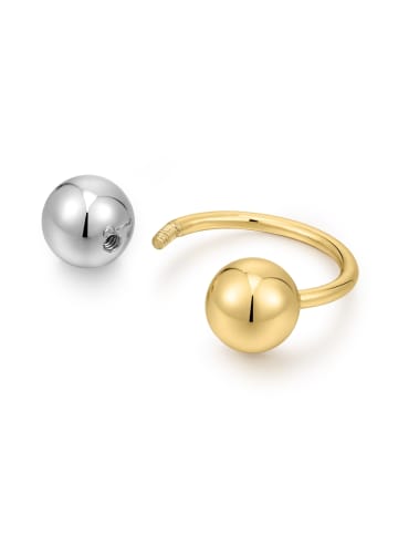 Glanzstücke München Ohrstecker aus Sterling Silber mit in gelbgold