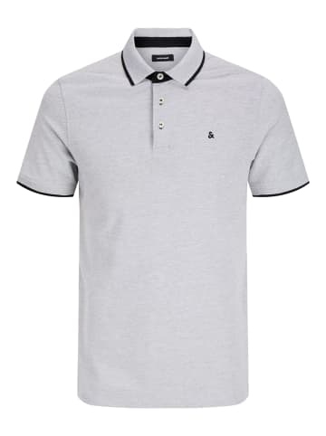 Jack & Jones Poloshirt in Light Grey Melange 3