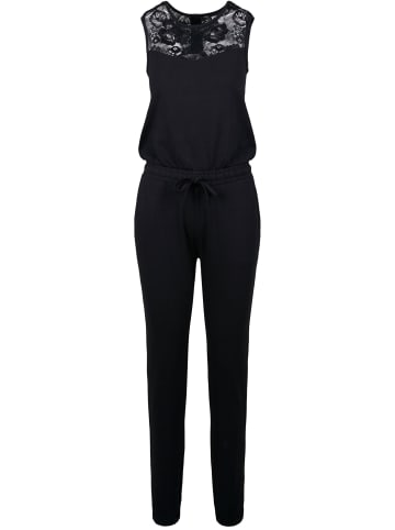 Urban Classics Urban Classics Damen Ladies Lace Block Jumpsuit in black