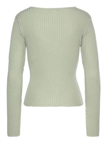 LASCANA V-Ausschnitt-Pullover in mint