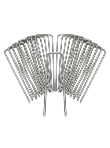 relaxdays 500x Bodenanker in Silber