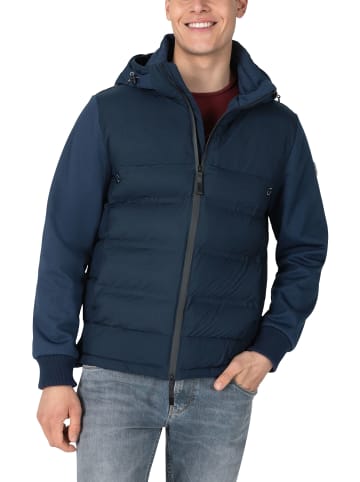 Timezone Jacke wasserfest abnehmbare Kapuze Daunen-Optik in Dunkelblau