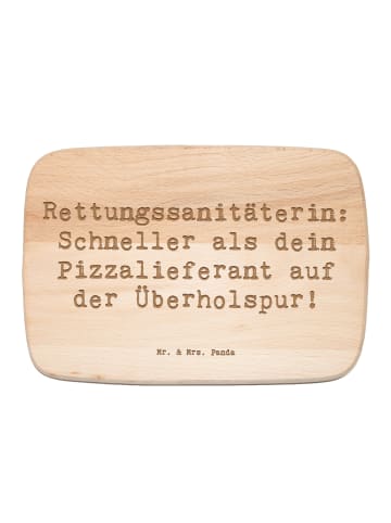 Mr. & Mrs. Panda Küchenbrett Spruch Rettungssanitäterin Action m... in Transparent