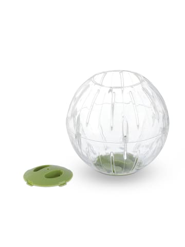 relaxdays Hamsterball in Transparent/ Grün - Ø 18,5 cm