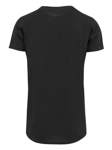 F4NT4STIC Long Cut T-Shirt Wizard Cat LONG TEE in schwarz
