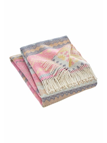 Hessnatur Hessnatur Lambswool Mix Plaid TERANI aus Bio-Lambswool mit Bio-Baumwolle in samtblau
