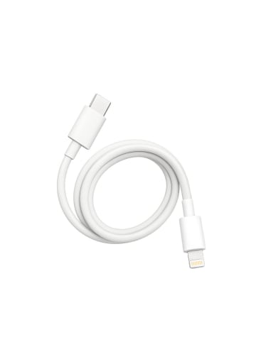 Wisam Teltech Kabel USB-C - Lightning 2A 12W 1m weiß TCA-02